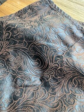 FORWEAR New York Leather Embossed Pants 10